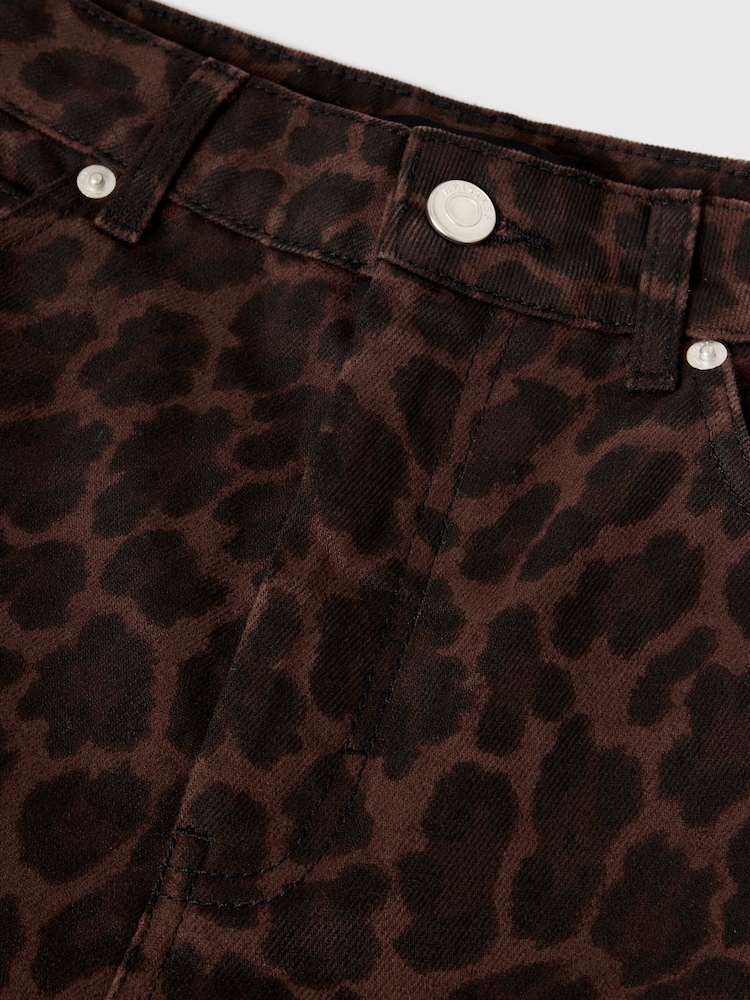 Whistles Animal Leopard Print Barrel Jeans - Image 5 of 5