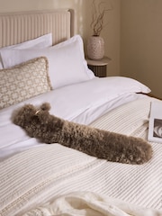 Brown Long Faux Fur Hot Water Bottle - Image 1 of 3