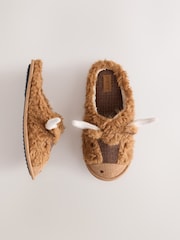 Brown Hamish Mule Slippers - Image 1 of 5