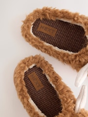 Brown Hamish Mule Slippers - Image 4 of 5