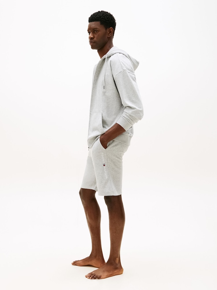 Tommy Hilfiger Grey Original Logo Sweat Shorts - Image 2 of 6