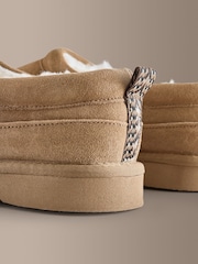 Taupe Brown Closeback Slippers - Image 4 of 5
