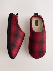 Red/Black Buffalo Check Mule Slippers - Image 1 of 5
