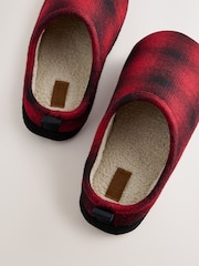 Red/Black Buffalo Check Mule Slippers - Image 3 of 5