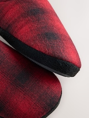 Red/Black Buffalo Check Mule Slippers - Image 4 of 5