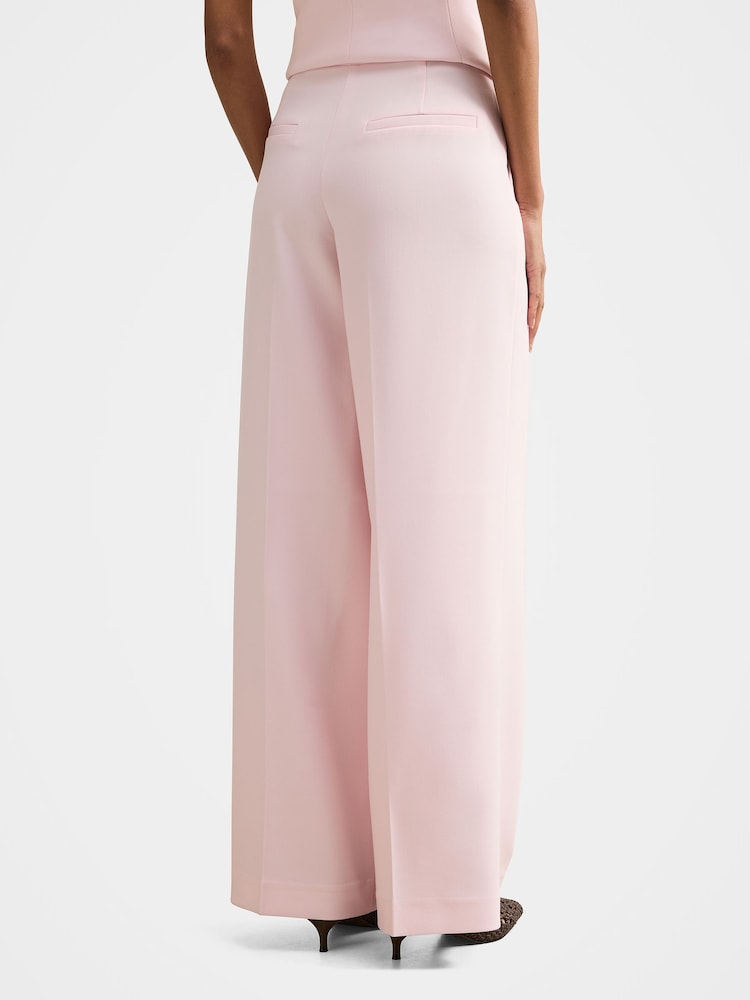 Forever New Pink Veda Petite Wide Leg Trousers - Image 2 of 5