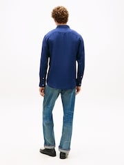 Tommy Hilfiger Regular Fit Washed Pure Linen Shirt - صورة 3 من 5