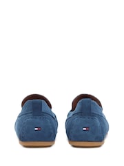 Tommy Hilfiger Blue Suede Cleat Driver Shoes - Image 3 of 5