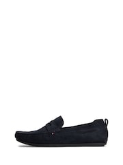 Tommy Hilfiger Blue Suede Cleat Driver Shoes - Image 1 of 5