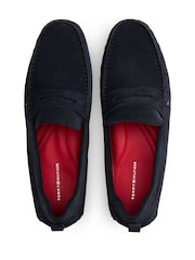 Tommy Hilfiger Blue Suede Cleat Driver Shoes - Image 3 of 5