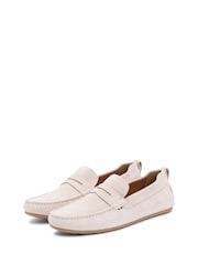 Tommy Hilfiger Brown Suede Cleat Driver Shoes - Image 5 of 6