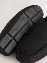 Black Moccasin Slippers - Image 5 of 5