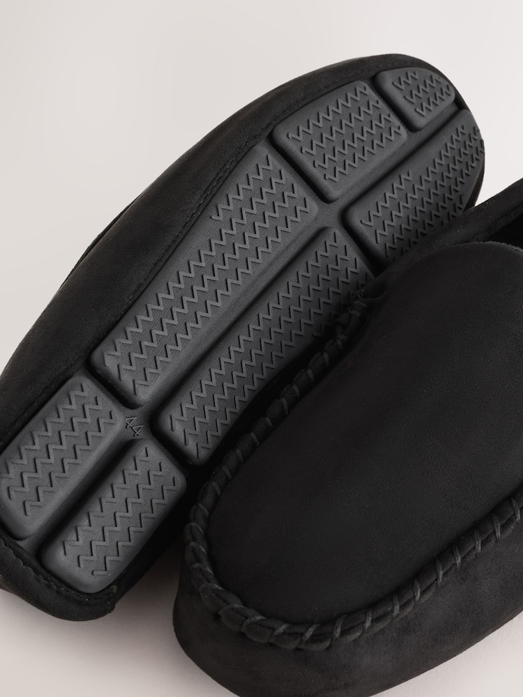 Black Moccasin Slippers - Image 5 of 5
