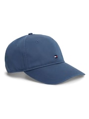 Tommy Hilfiger Blue Hilfiger Flag Embroidery Baseball Cap - Image 1 of 4
