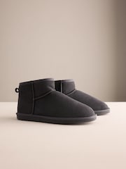 Grey Signature Suede Slipper Boots - Image 2 of 6