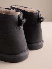 Grey Signature Suede Slipper Boots - Image 5 of 6