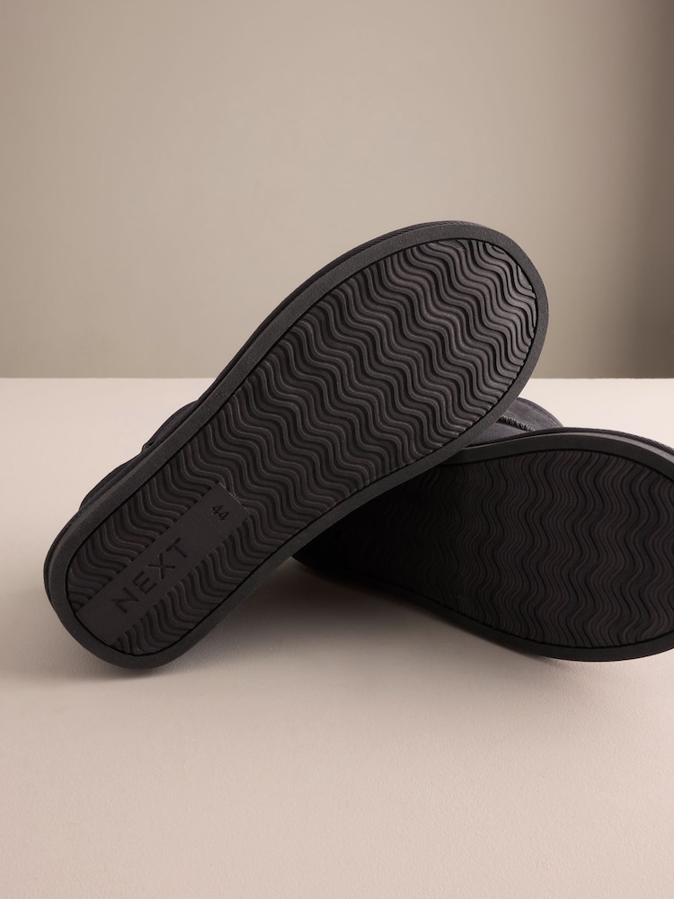 Grey Signature Suede Slipper Boots - Image 6 of 6