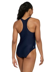 Zoggs Sonic Back Blue Swimsuit With Shelf Bra Lining - Image 2 of 6
