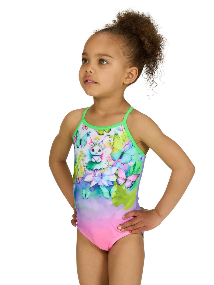 Zoggs Cross-Back Pink Swimsuit - Image 2 of 6 Zoggs Cross-Back Pink Swimsuit - Image 2 of 6