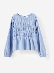 Cotton On Light Blue Luna Long Sleeve Top - Image 1 of 3