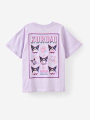 Cotton On Purple Hello Kitty Drop Shoulder Short Sleeve T-Shirt - Image 2 of 3