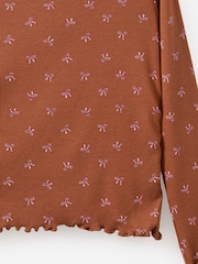Cotton On Brown Nadia Long Sleeve Top - Image 3 of 3