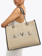 Braun & Schwarz - Carvela Sorrento Bead Tote Bag - Bild 6 von 6