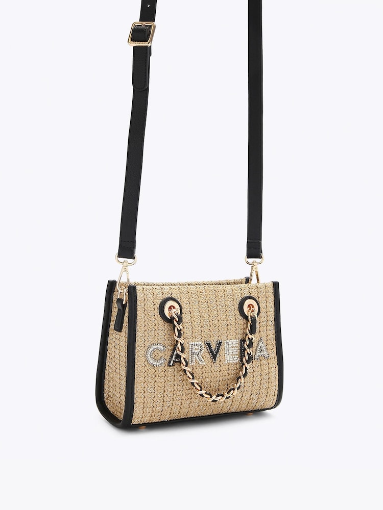 Carvela Brown/Black Sorrento Bead Micro Bag - Image 2 of 4