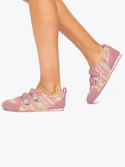 Kurt Geiger London Pink Islington Mary Jane Trainers - Image 1 of 5