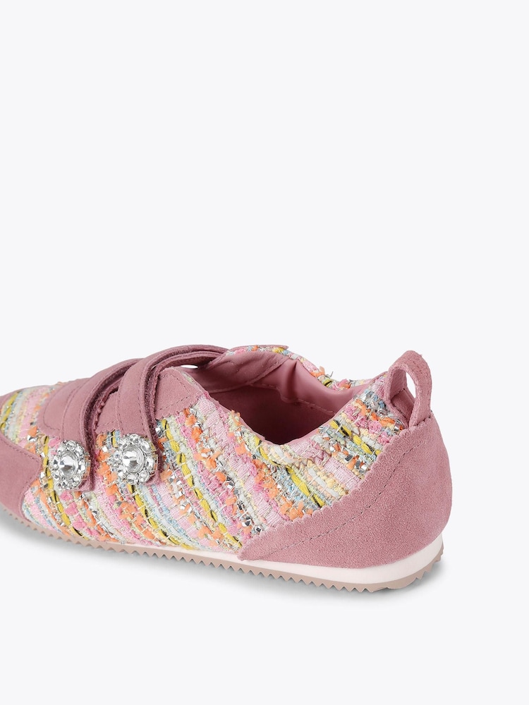 Kurt Geiger London Pink Islington Mary Jane Trainers - Image 5 of 5