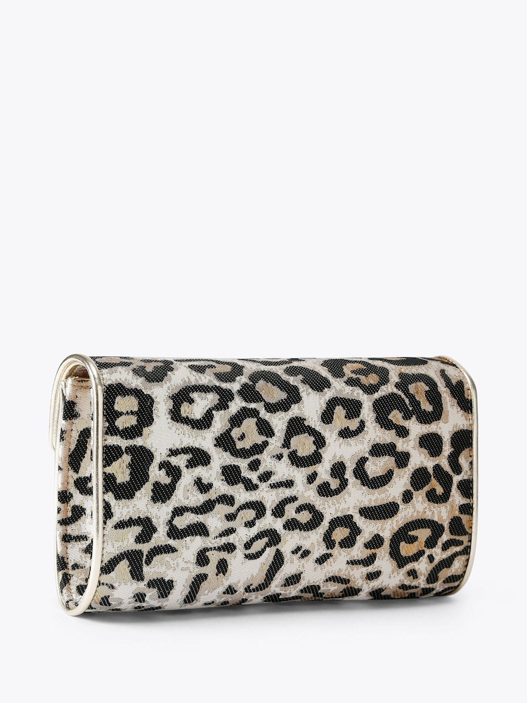 Carvela Gold Spiral Envelope Clutch Bag - Image 2 of 4