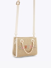 Carvela Brown/White/Pink Sorrento Bead Micro Bag - Image 2 of 4