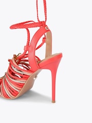 Carvela Pink Marina High Heels Sandals - Image 3 of 4