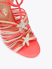Carvela Pink Marina High Heels Sandals - Image 4 of 4
