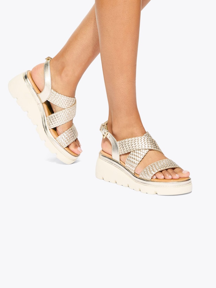 Dorado - KG Kurt Geiger Perrie Sandals - Imagen 1 de 5