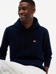 Tommy Jeans Blue Badge Brushed Terry Hoodie - Image 4 of 5