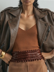 Atelier Leather Interlaced Belt - Image 1 of 4