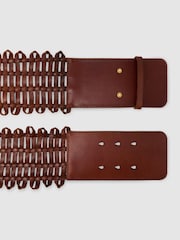 Atelier Leather Interlaced Belt - Image 3 of 4