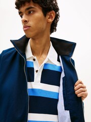 Blau - Tommy Jeans Twill Zip-Thru Jacket - Bild 5 von 6