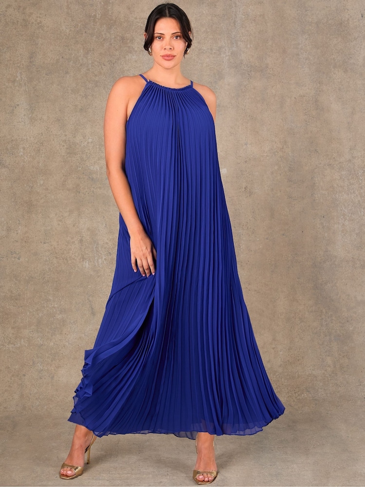 Live Unlimited Halter Pleated Maxi Dress - Bild 3 von 3