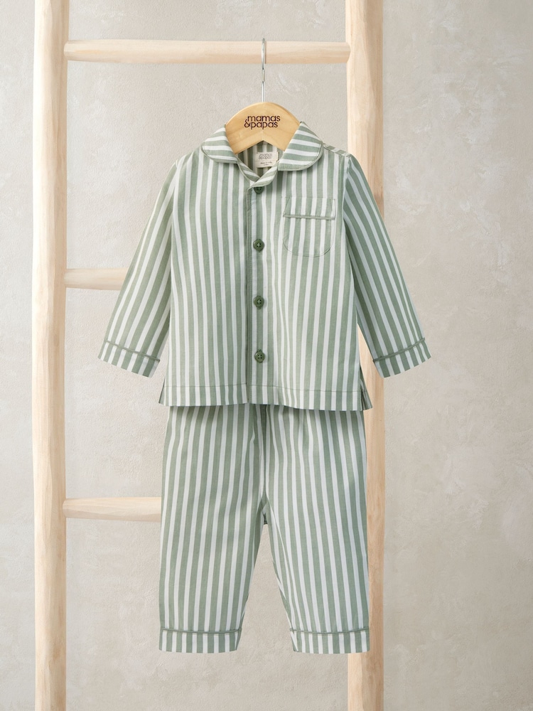Mamas & Papas Woven Stripe Pyjamas - Bilde 1 av 1