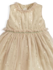 Mamas & Papas Mesh Sequin Dress - Imaginea 3 din 3