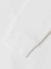 Valkoinen - Hackett-logolla varustettu pyöreäkauluksinen collegepaita - Kuva 4 / 4