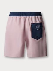 Hackett Pink Number Branded Swim Trunks - Image 2 of 2
