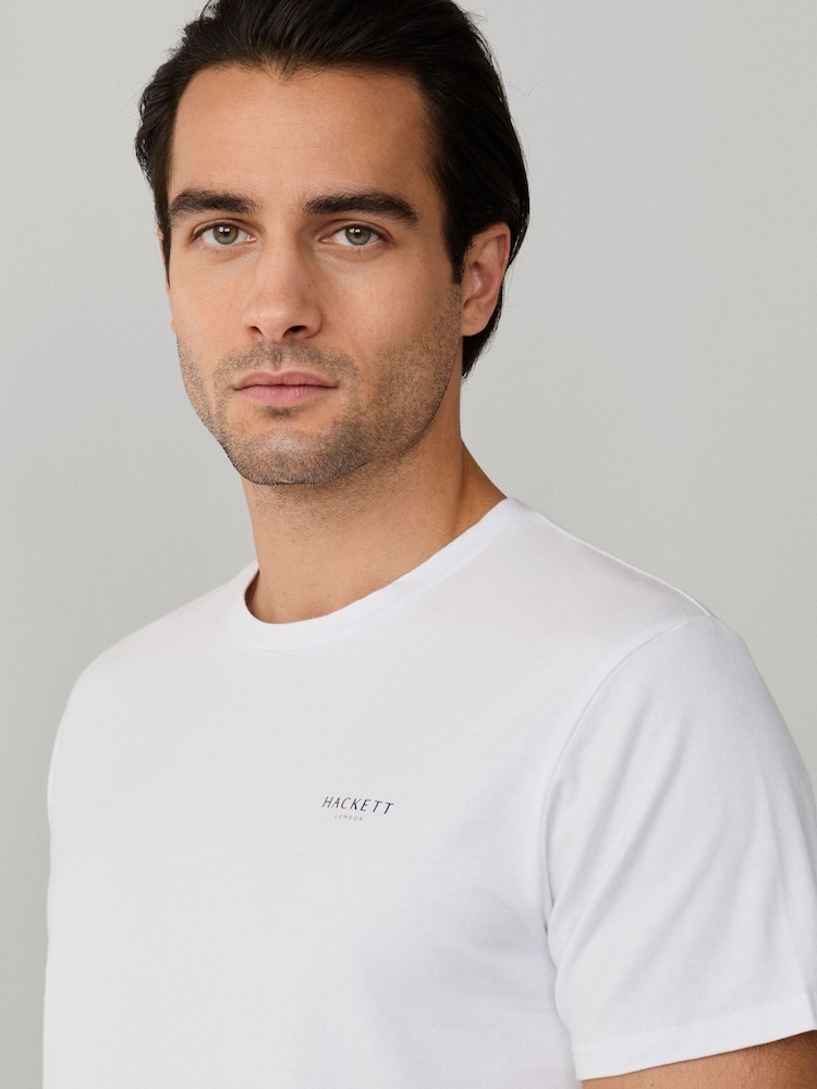 Hackett Short Sleeve Logo Lounge T-Shirt - Image 2 of 7