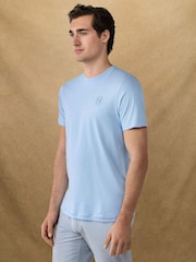 Hackett Blue Short Sleeve Logo T-Shirt - Image 2 of 7
