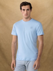 Hackett Blue Short Sleeve Logo T-Shirt - Image 3 of 7