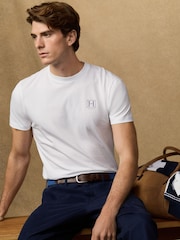 Hackett White Short Sleeve Logo T-Shirt - Image 1 of 7