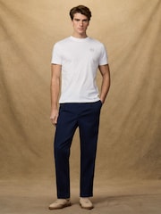 Hackett White Short Sleeve Logo T-Shirt - Image 3 of 7