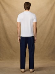 Hackett White Short Sleeve Logo T-Shirt - Image 4 of 7